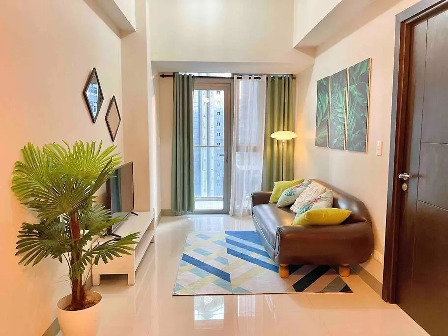Tropical 1Br Uptown Parksuites Bgc, 200Mbps Smart Tv Manila 0*,  Philippines