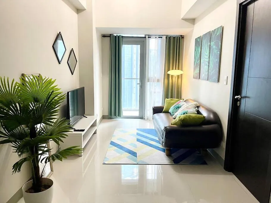 Tropical 1Br Uptown Parksuites Bgc, 200Mbps Smart Tv Manila Apartment