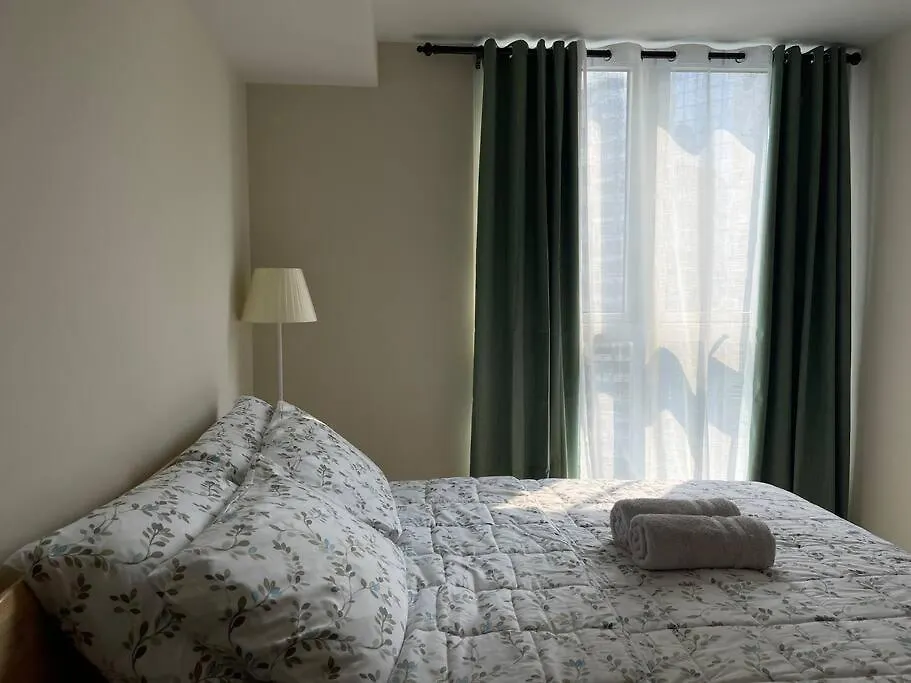 Tropical 1Br Uptown Parksuites Bgc, 200Mbps Smart Tv Manila Apartment